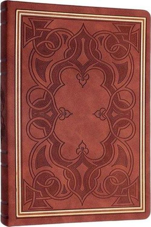 Vintage Old Book Defter 14x20 cm 80 gr 160 Yaprak Çizgili Koyu Kahve