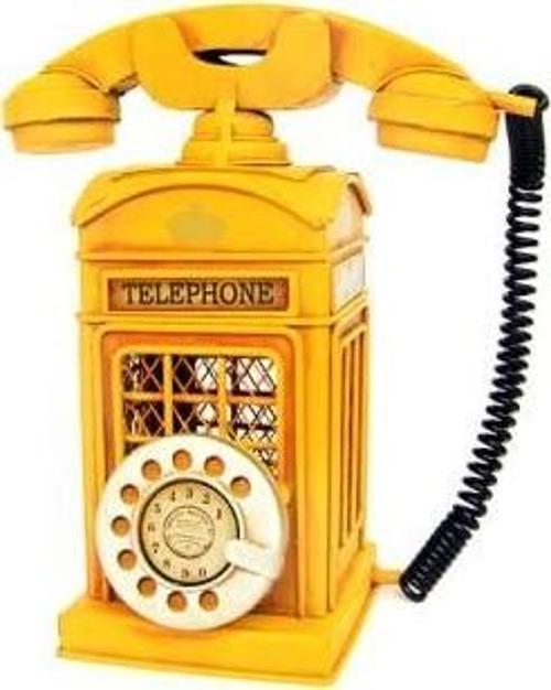Dekoratif Nostaljik Telefon Kumbara