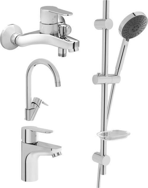 Win S Eviye + Lavabo + Banyo Bataryası + Artema Master 1F Sürgülü Duş Seti