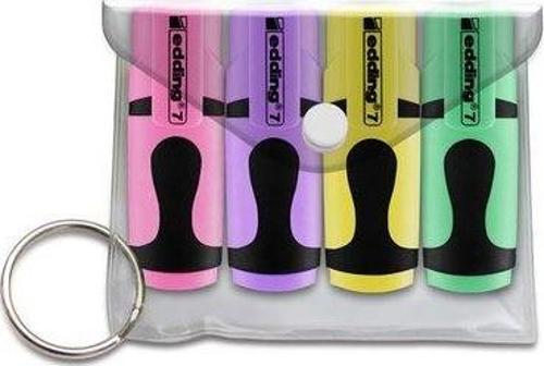 7 Mini Pastel 4 Renk Fosforlu Kalem