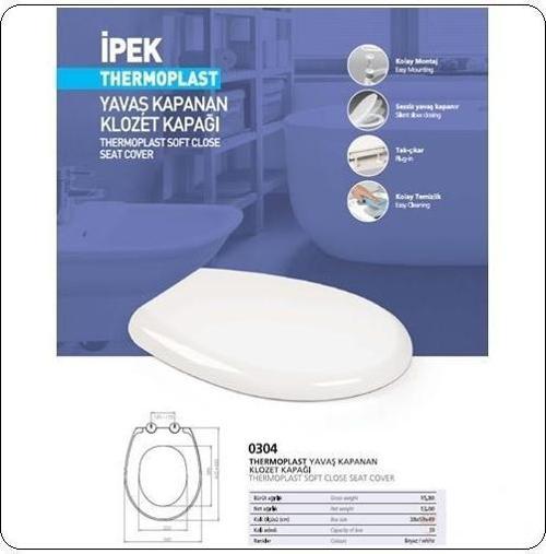 İPEK YAVAŞ KAPANAN KLOZET KAPAĞI