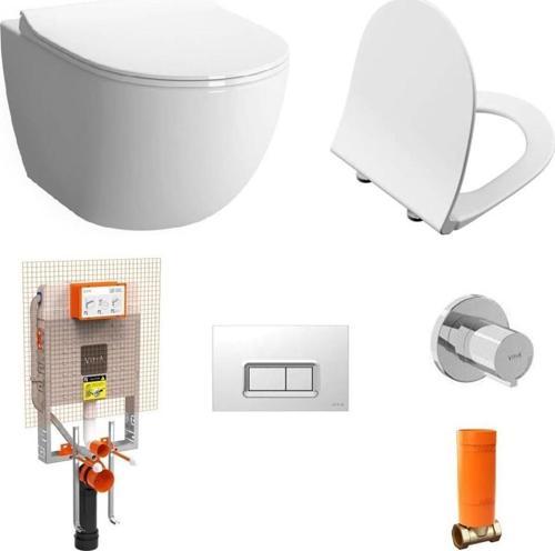 Sento Rim-ex Asma Klozet + VitrA Gömme Rezervuar 800-1868
