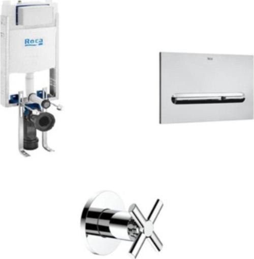 Roca Gömme Rezervuar (Ayaklı) Pl6 Dual - Rezervuar Çift Basma Butonu Takım
