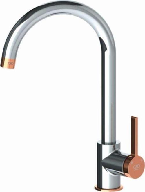 Tek Gövde Eviye Bataryası Gildo Krom - Rose Gold Mte165-K-R