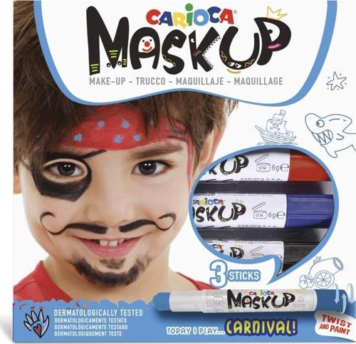 Mask Up Yüz Boyası Karnaval 3 Renk 6 Gram