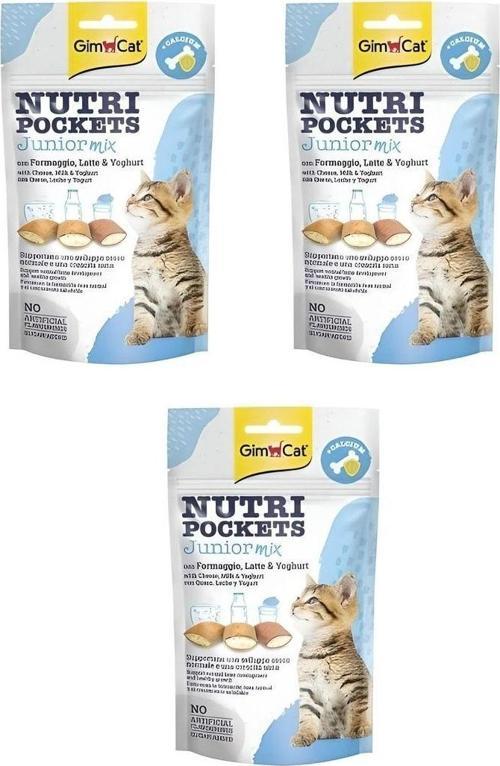 Nutripockets Kedi Ödülü Junior Mix 60 Gr X 3 Adet