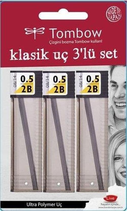 Kalem ucu 05 mm 2B 3'lü Blister