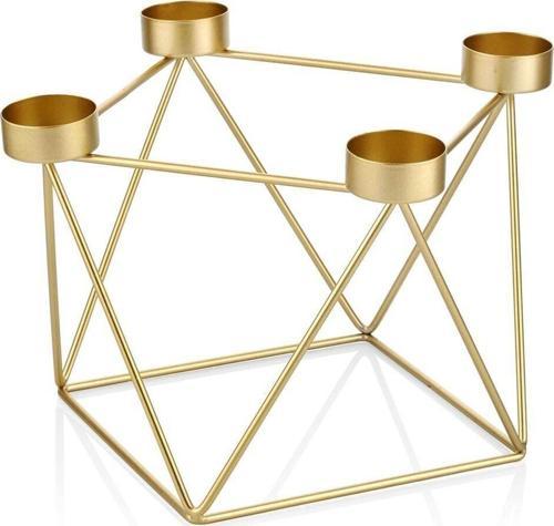 Tealight Mumluk Metal -Gold- 23 x 16 cm