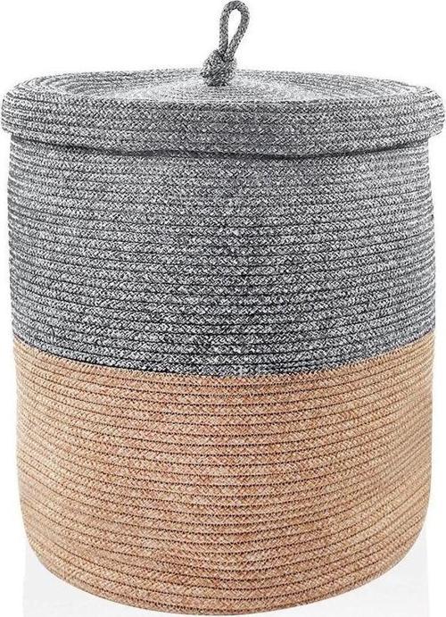 Jutte Çamaşır Sepeti Bambu Gri 50x40 cm