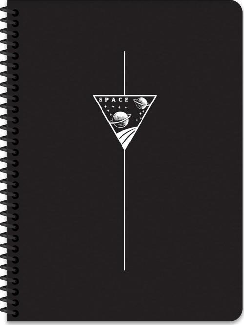 16.5x22.5 Çizgili Defter Uzay - Space