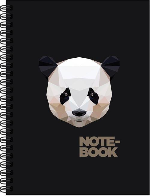 16.5x22.5 Kareli Defter Jungle - Panda