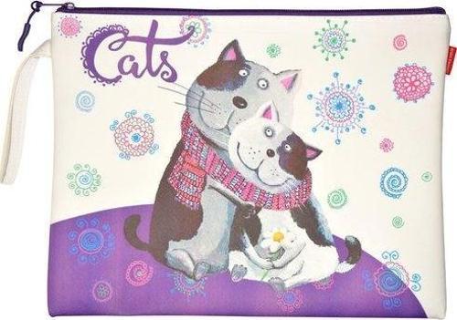 Buruno Visconti Fermuarlı Dosya Funny Cat 4. 34  26  14-001/01