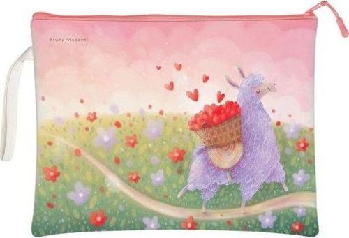 Fermuarlı Dosya Lavender Llamas.Hearts 4. 34 26 14-001/10