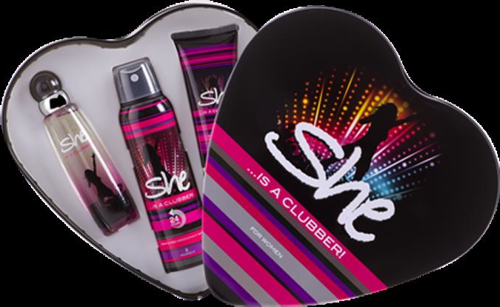 Clubber Set Kalp 50ml Edt + Deodorant + Vücut Losyonu 3lü Set