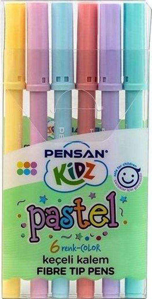 Kidz 6 Renk Pastel Keçeli Kalem Pe99090Kç6