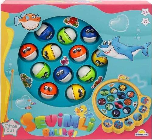 2363 Hareketli ve Sesli Balık Tutma Oyun Seti