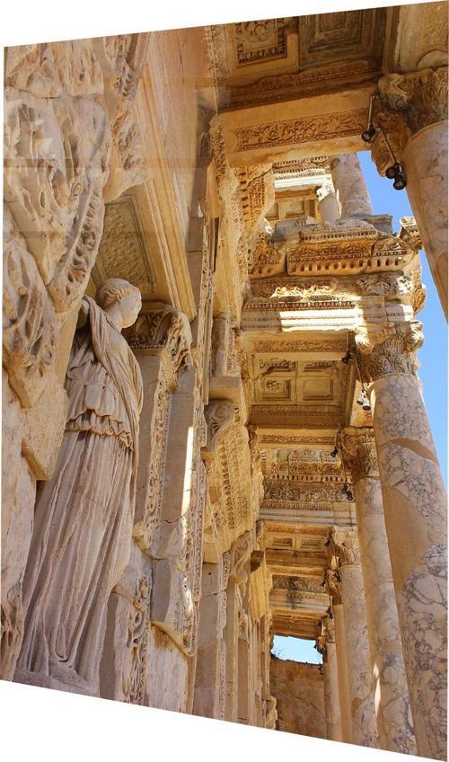 Celsus Kütüphanesi, Efes Antik Kenti, İzmir Cam Tablo  