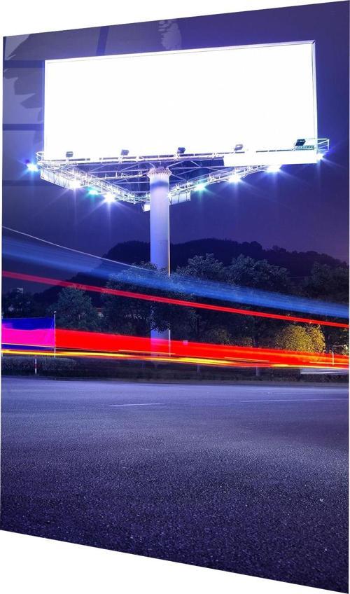 Gece Otoyol Reklam Panosu  