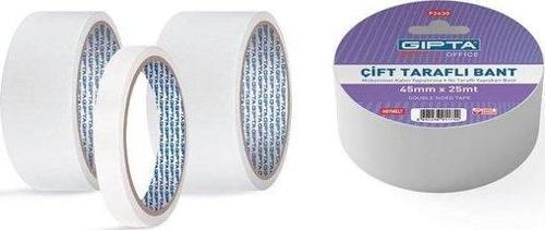 Çift Taraflı Bant 38 mm x 25 Metre