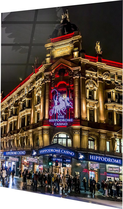 Londra Hipodrom Gazinosu Cam Tablo