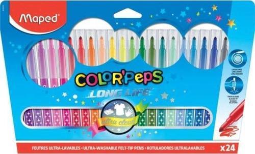 Color Peps Long Life Keçeli Kalem 24 lü 845022Lm