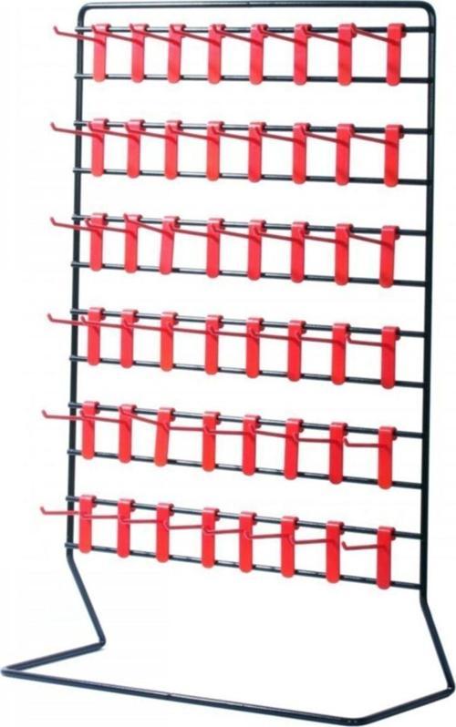 Siyah Tezgah Üstü Anahtar Standı 35X55 Cm