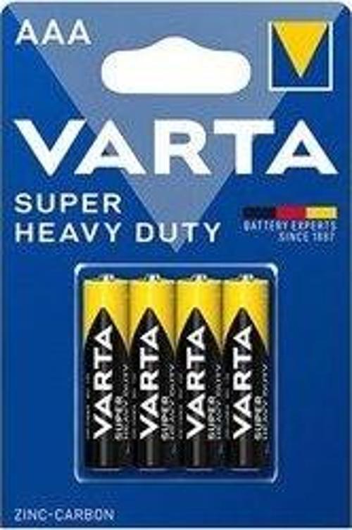 Super Heavy Duty 4'lü AAA Çinko Karbon Pil