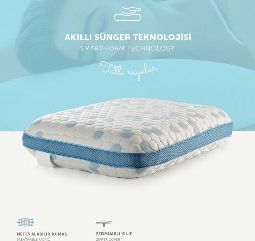 Visco Soğuk Kumaşlı (Cooler) Klasik Ortopedik Yüksek Yastık