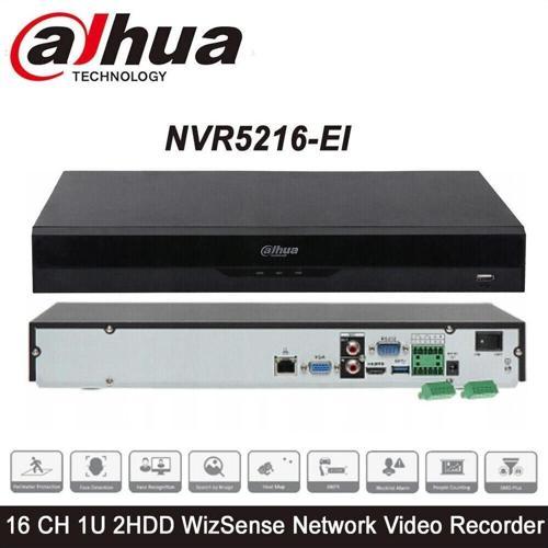 NVR5216-EI, 16Kanal, 12Mpix, H265+, 2 HDD Desteği, 1080P Kayıt, 320Mbps Bant Genişliği, NVR