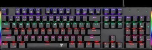 NAXOS, T-TGK310, USB Kablolu, Türkçe Q, Rainbow RGB, Mechanical, Blue Switch, Gaming Klavye