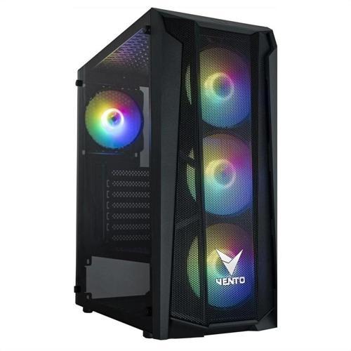 VG15FE Mid Tower, PSU YOK, Temperli Cam, RGB, ATX GAMING KASA