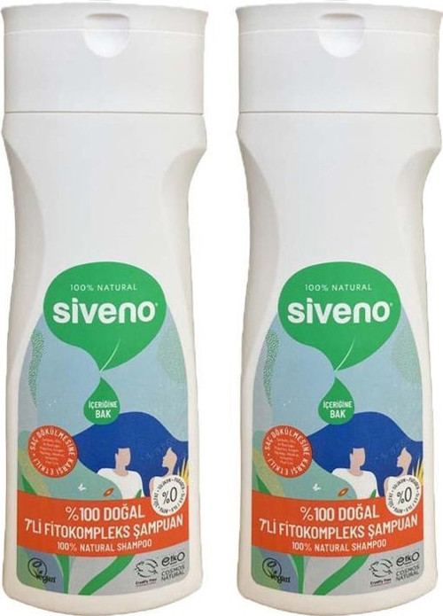%100 Doğal Şampuan 7’li Fitoterapi Kompleksi 300 ml X 2