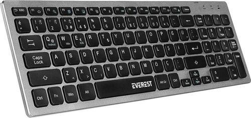 KB-BT88 Siyah-Gri Bluetooth Ultra İnce Q Mac-Win-Android-Ios Uyumlu Kablosuz klavye