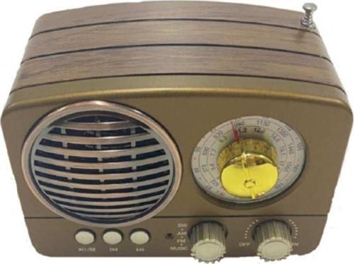 Rt-759  Bluetooth Fm-Usb-Tf-Aux  Şarjlı Nostaljik Radyo