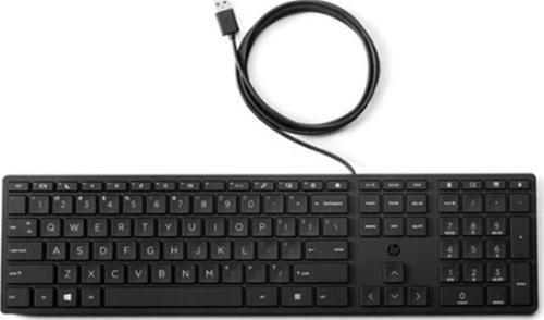 9SR37AA 320K Kablolu Usb Q Klavye Siyah