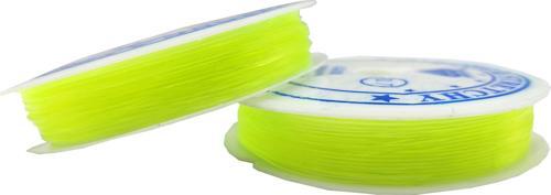 Açık Yeşil Misina 1.0 mm Esnek Silikon El İşi Takı Aksesuar Misinası - 1 Adet