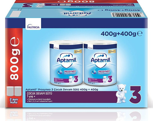 3 Prosyneo Çocuk Devam Sütü 2'li Paket 2x400 gr