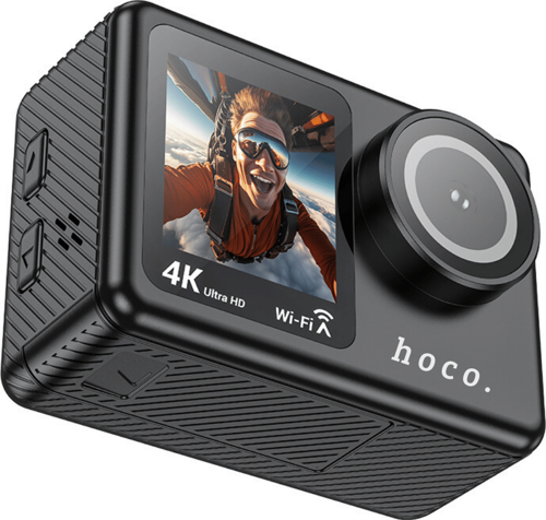 DV101 Hoco Aksiyon Kamerası Mikrofonlu Su Geçirmez 4K 60 Fps HD
