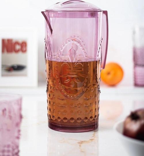 Akrilik Magic 2,3 Lt Mürdüm Sürahi ( Cam Değildir !!! )