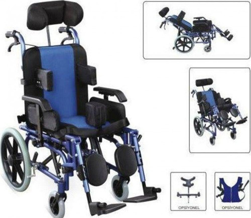 KY958LC-A36 CP Özellikli Pediatrik Tekerlekli Sandalye