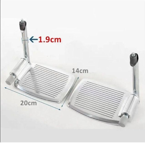 Tekerlekli Sandalye Ayaklık Pedalı Metal 2 Adet