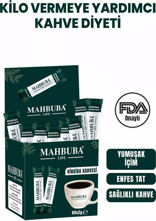 Hindiba Kahvesi Kilo Vermeye Ödem Atmaya Yardımcı Zayıflama Detox  1 Aylık Kullanım 60X2 gr