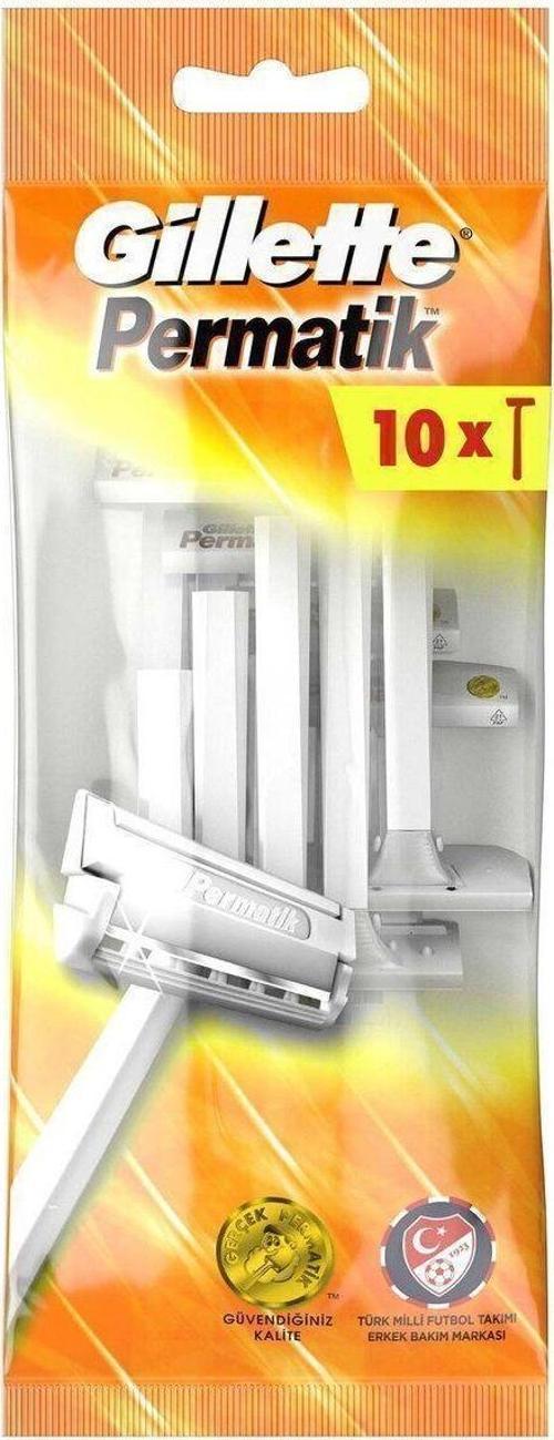 Gillette Permatik Kullan At Tıraş Bıçağı 10'Lu