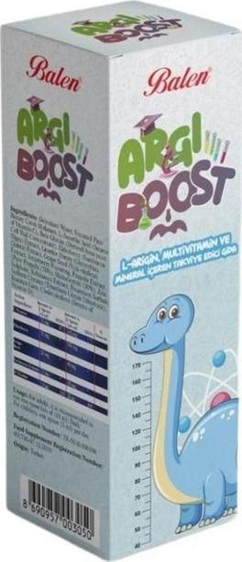 Argiboost L Arjinin, Multivitamin, Mineral İçeren Sıvı Takviye Edici Gıda 150 Ml