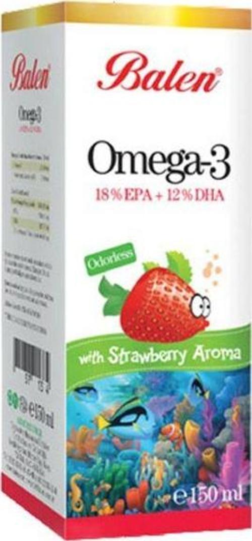 Omega 3 Çilek Aromalı Balık Yağı 150 Ml