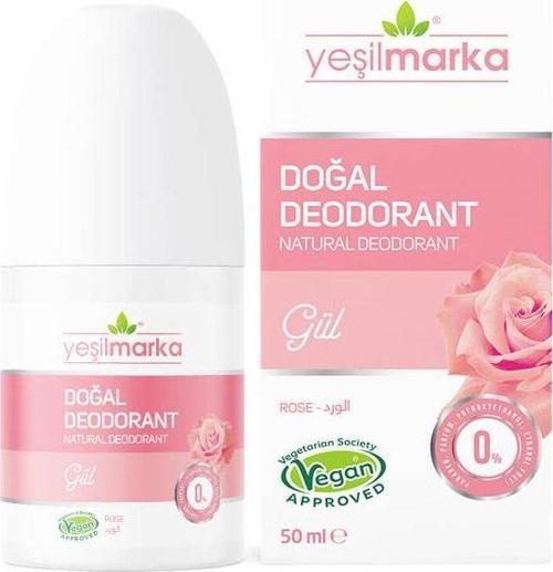 Doğal Deodorant Gül 50 Ml
