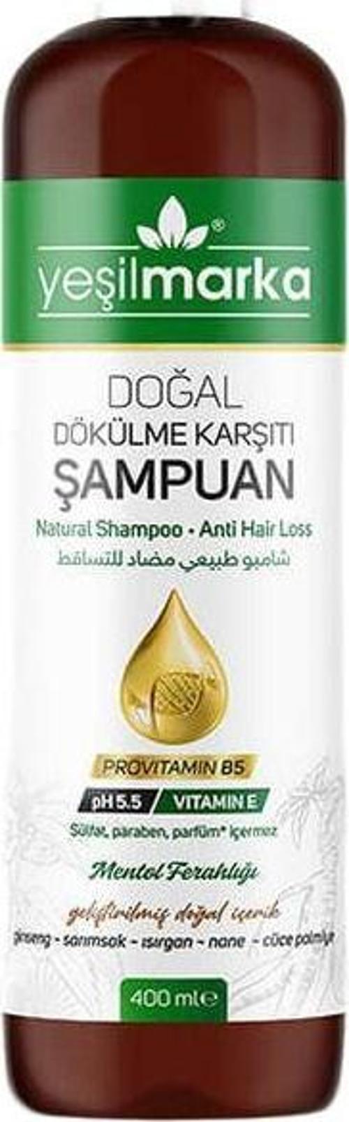 Doğal Dökülme Karşıtı Şampuan 400 Ml