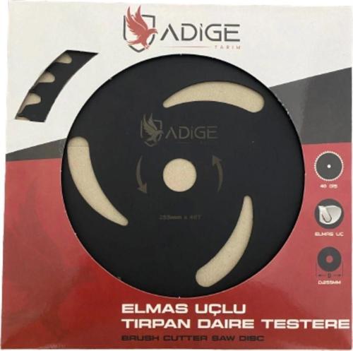 Elmas Uçlu Daire Testere 255mm X 40T (460 Gr)