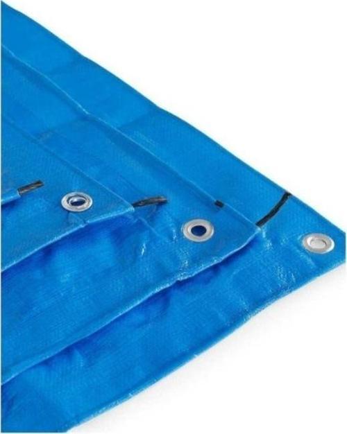 Su Geçirmez PVC-Parafin Gölgelik Çadır-Tente-Branda Mavi 4x5 m