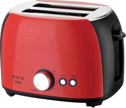 K2178 Fiesta Ekmek Kızartma Makinesi Kırmızı